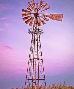 Old Windpump Diamond Paintings