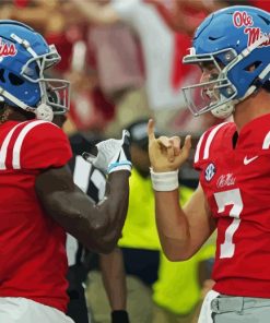 Ole Miss Football Team Players Diamond Paintings