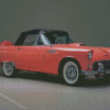 Pink 1956 Thunderbird Diamond Paintings