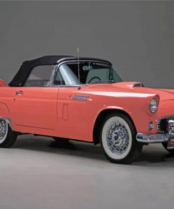 Pink 1956 Thunderbird Diamond Paintings