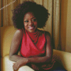 Pink Viola Davis Diamond Paintings