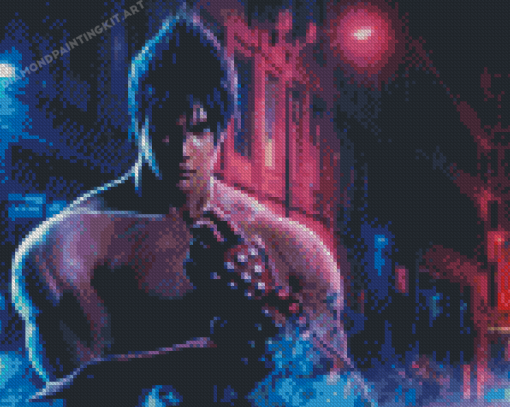 Powerful Jin Kazama Diamond Paintings