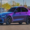 Purple BMW M3 Diamond Paintings