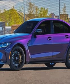 Purple BMW M3 Diamond Paintings