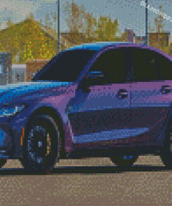 Purple BMW M3 Diamond Paintings