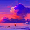 Purple Cloud Diamond Paintings