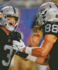 Raiders Football Diamond Paintings