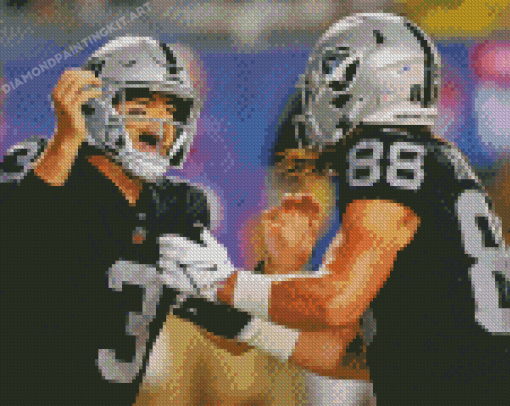 Raiders Football Diamond Paintings