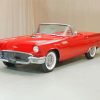 Red 1957 Ford Classic Car Diamond Paintings