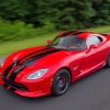 Red Dodge Viper Diamond Paintings