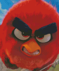 Red Angry Bird Diamond Paintings