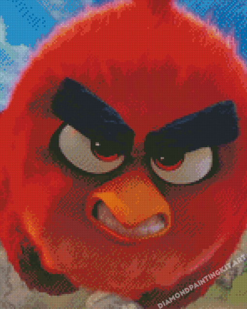 Red Angry Bird Diamond Paintings