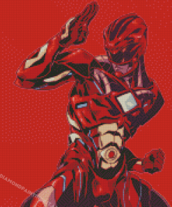 Red Ranger Illustration Diamond Paintings