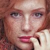 Redhead With Freckles Diamond Paintings