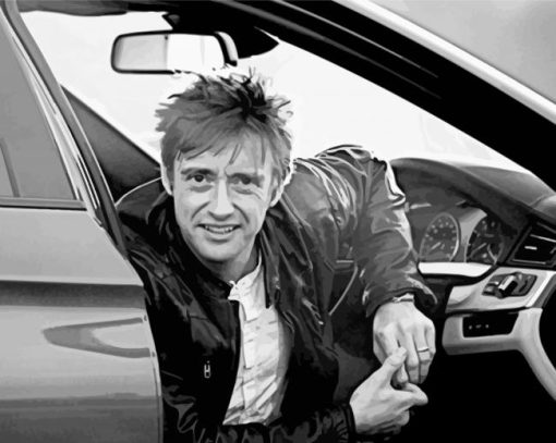 Richard Hammond Black And White Diamond Paintings