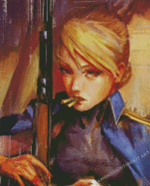 Riza Hawkeye Art Diamond Paintings