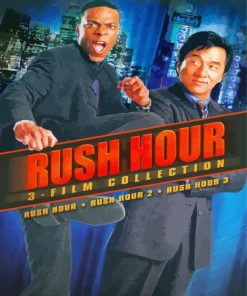 Rush Hour Movie Poster Diamond Paintings