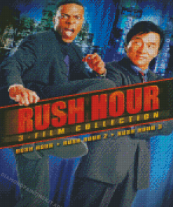 Rush Hour Movie Poster Diamond Paintings