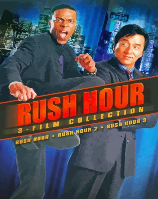 Rush Hour Movie Poster Diamond Paintings