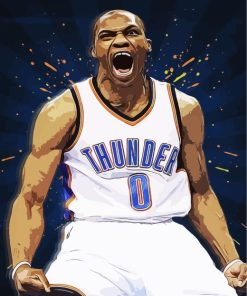 Russell Westbrook Illustration Diamond Paintings