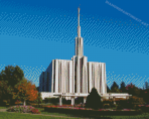 Seattle Temple United States Diamond Paintings