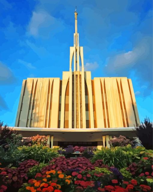 Seattle Temple Washington Diamond Paintings