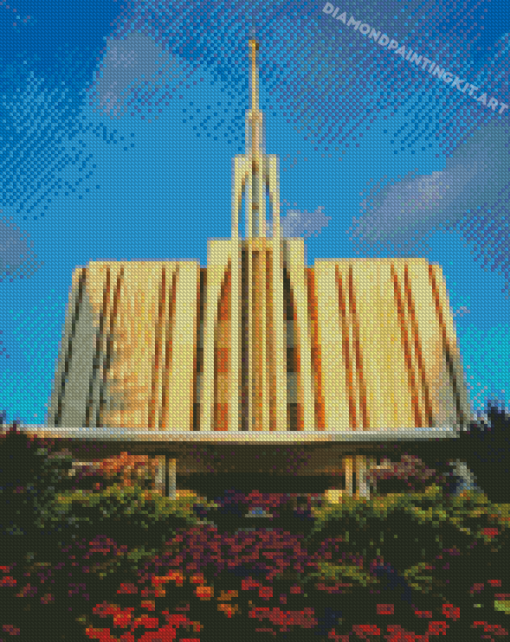 Seattle Temple Washington Diamond Paintings