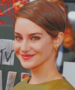 Shailene Woodley With Short Hair Diamond Paintings