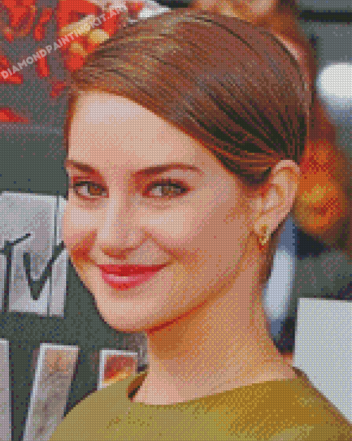 Shailene Woodley With Short Hair Diamond Paintings