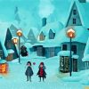 Snowy Hogsmeade Diamond Paintings