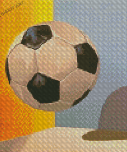 Soccer Ball Art Diamond Paintings