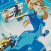 Suit Samus Metroid Zero Diamond Paintings