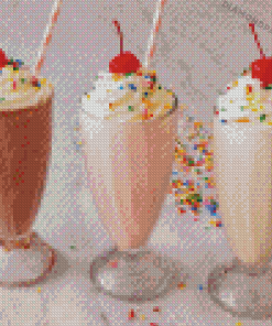 Tatsy Milkshake Diamond Paintings