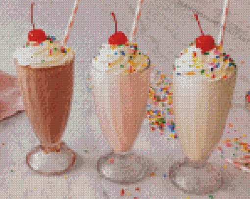 Tatsy Milkshake Diamond Paintings