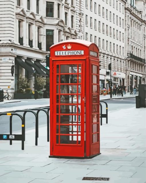 Telephone Box London Diamond Paintings