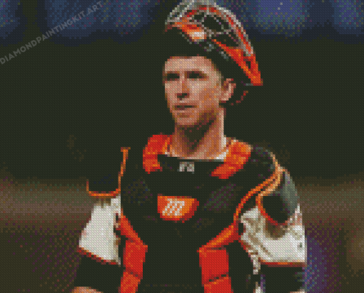 The Baseball Catcher Buster Posey Diamond Paintings