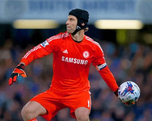 The Footballer Petr Cech Diamond Paintings