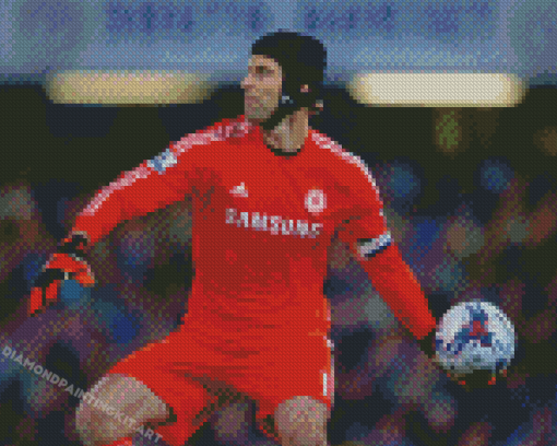 The Footballer Petr Cech Diamond Paintings