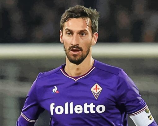 The Footballer Davide Astori Diamond Paintings