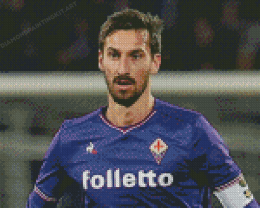 The Footballer Davide Astori Diamond Paintings