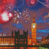 Tower Bridge Fireworks Diamond Paintings