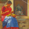 Traditional Girl Diamond Paintings