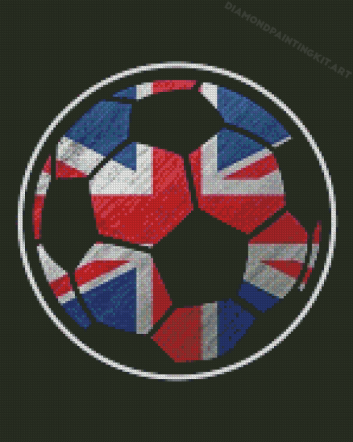 UK Soccer Ball Diamond Paintings