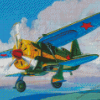 Vintage Plane Diamond Paintings