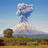 Volcano Erupting Landscape Diamond Paintings