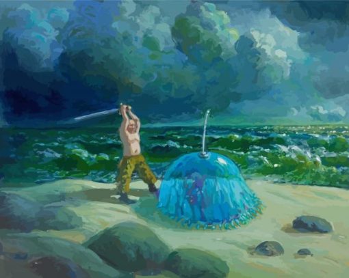 Warrior By Michael Sowa Diamond Paintings