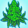 Weed Leaf Plant Illustration Diamond Paintings