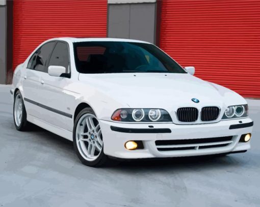 White E39 Diamond Paintings