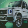 White G Wagon Diamond Paintings