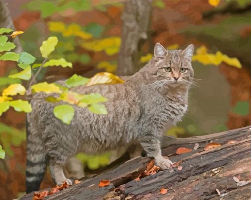 Wildcat Animal Diamond Paintings